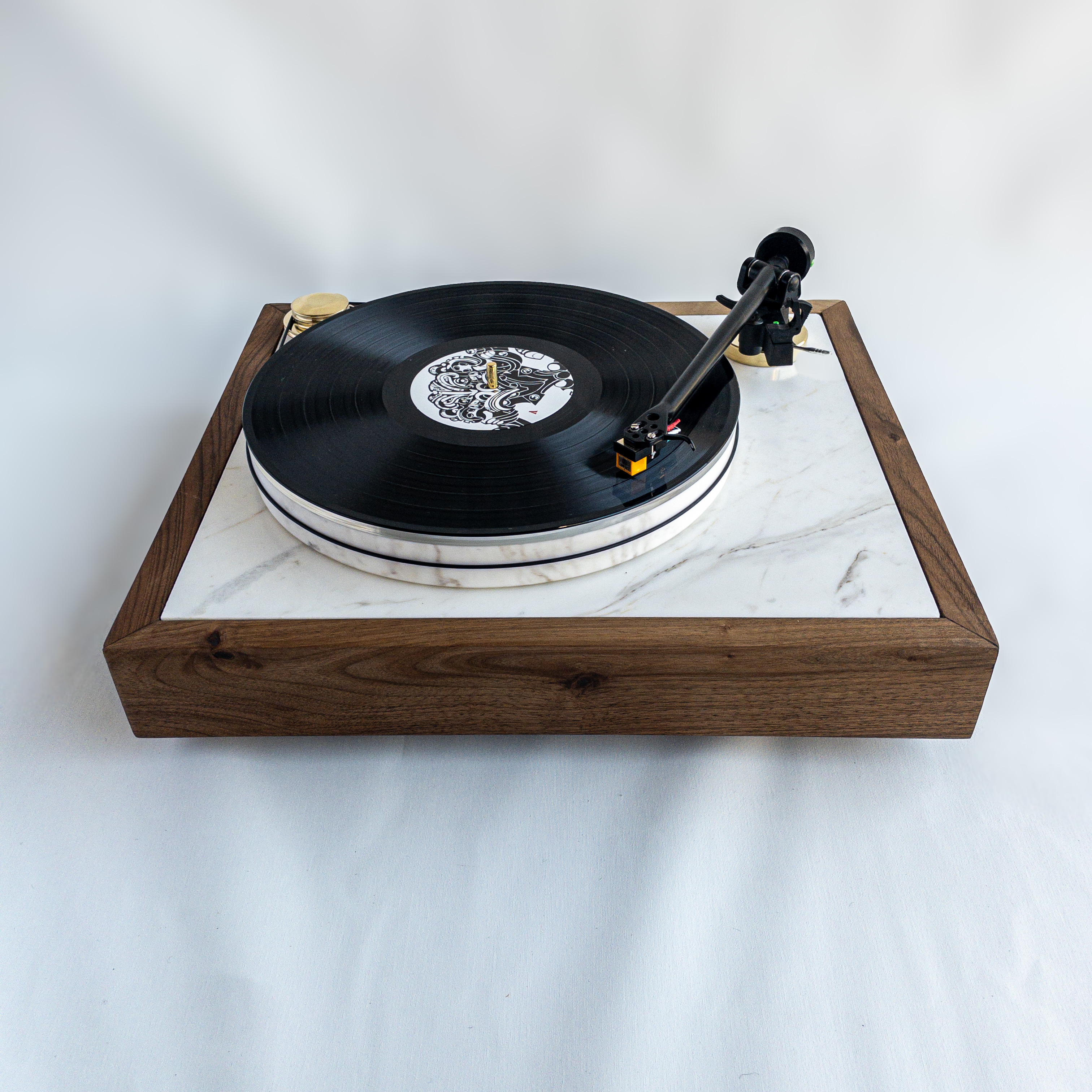 Tāwhirowhiro with vinyl playing